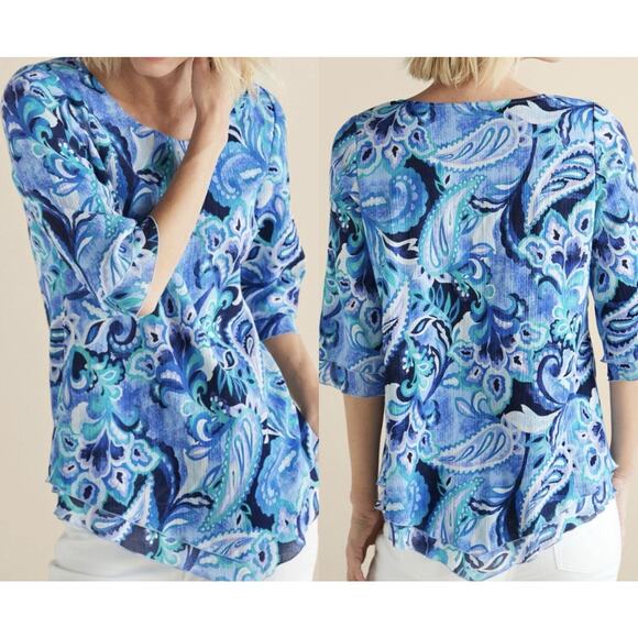 Soft Surroundings Womens Medium Siesta Key Tunic - Picture 1 of 7